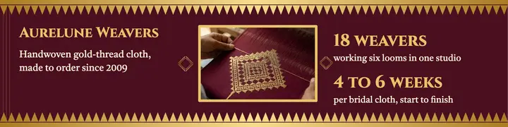 Aurelune Weavers gold weave banner template