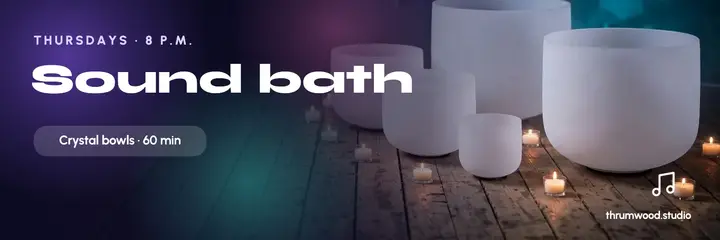 Thrumwood sound bath X header template
