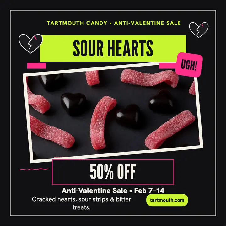 Tartmouth sour hearts candy sale template
