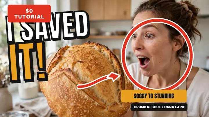 Crumb Rescue sourdough rescue thumbnail template