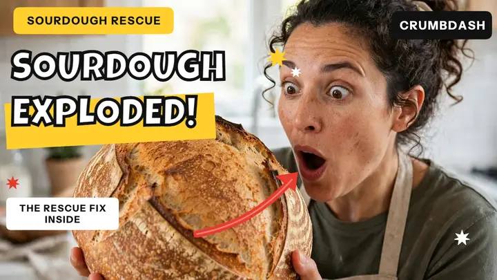 Crumbdash sourdough rescue thumbnail template