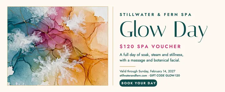 Stillwater and Fern Glow Day voucher template