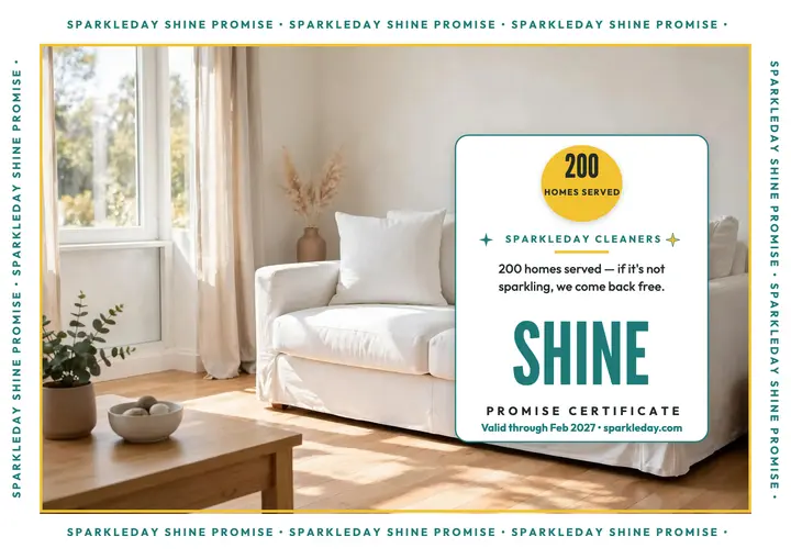 Sparkleday Shine Promise certificate template