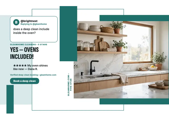 Gleamhome sparkling clean review certificate template