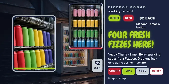 Fizzpop new sparkling flavors post template