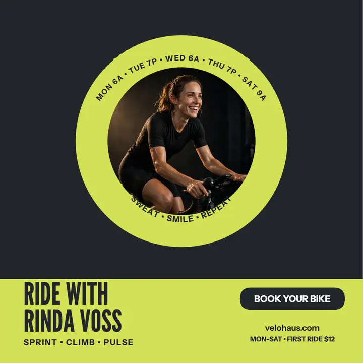 Velohaus spin schedule with Rinda Voss template