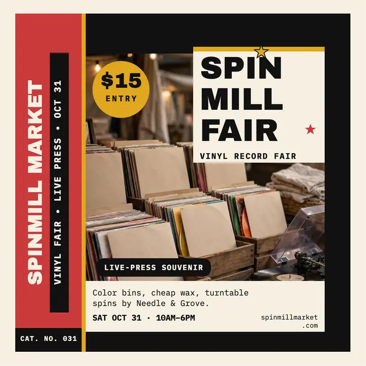 Spinmill vinyl fair obi post: vinyl fair post template