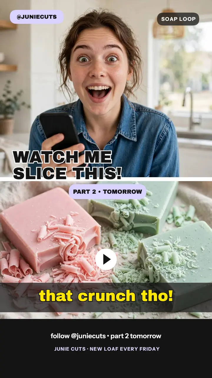Junie Cuts soap slice teaser template