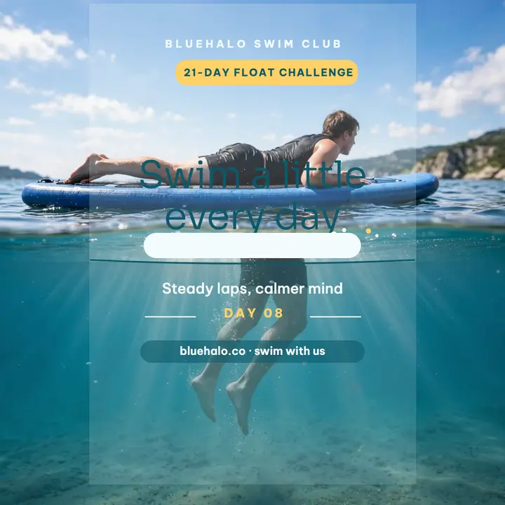 Bluehalo daily swim habit split post template