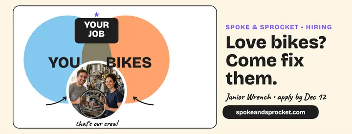 Spoke and Sprocket hiring cover template