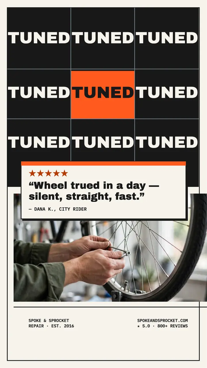 Spoke and Sprocket tuned review story template