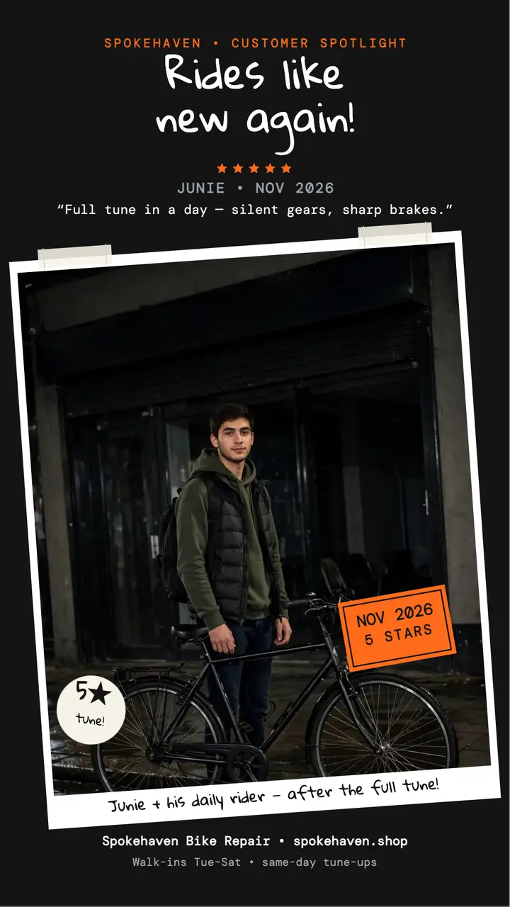 Spokehaven tune-up review story template