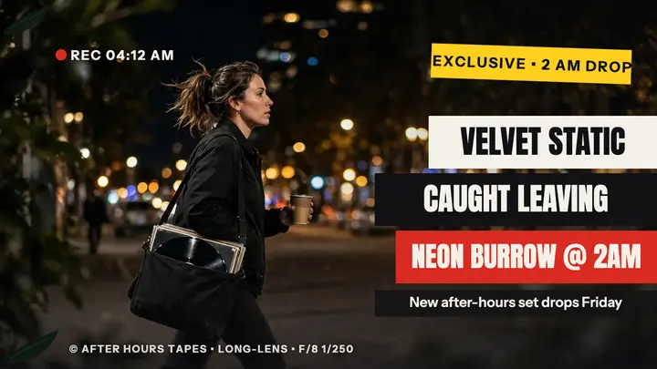 Spotted Velvet Static DJ exclusive thumbnail template