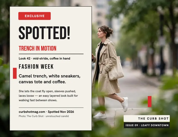Spotted street style tabloid flyer template
