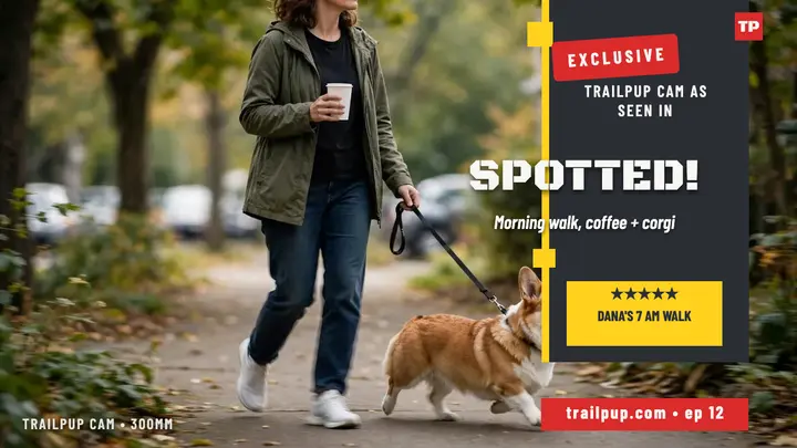 Spotted Trailpup morning walk review thumbnail template