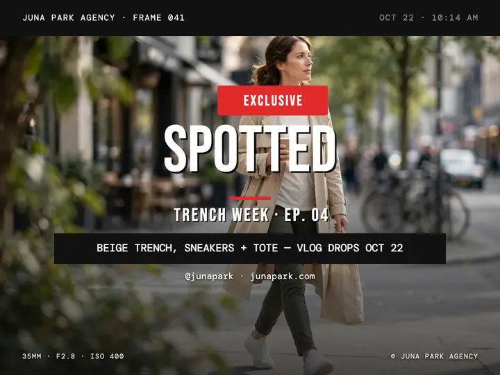 Spotted Trench Week slide, Juna Park template