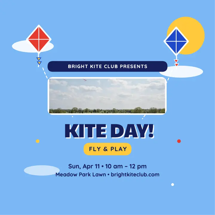 Bright Kite Club spring kite day post template