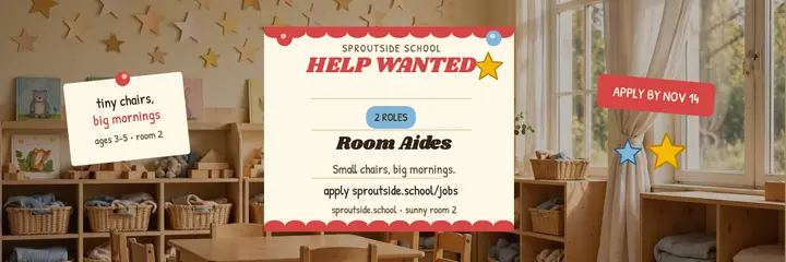 Sproutside classroom aides bulletin header template