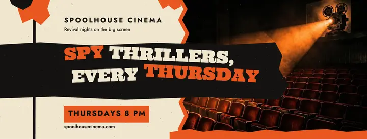 Spoolhouse spy thriller Thursdays Facebook cover template