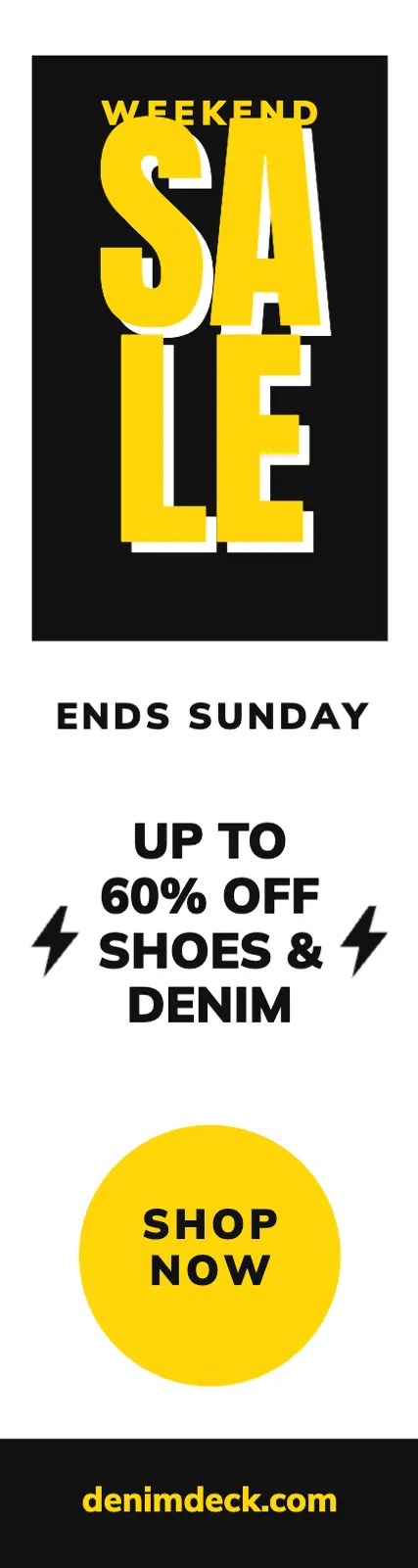 Stacked SALE skyscraper ad template