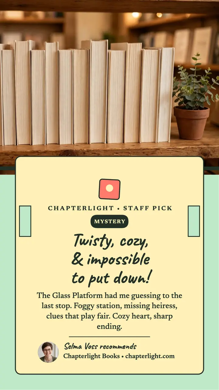 Mystery staff pick shelf talker story template