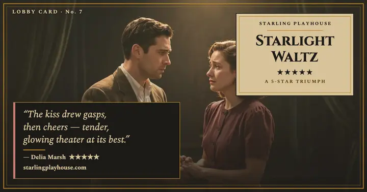 Starlight Waltz 5-star review lobby card template