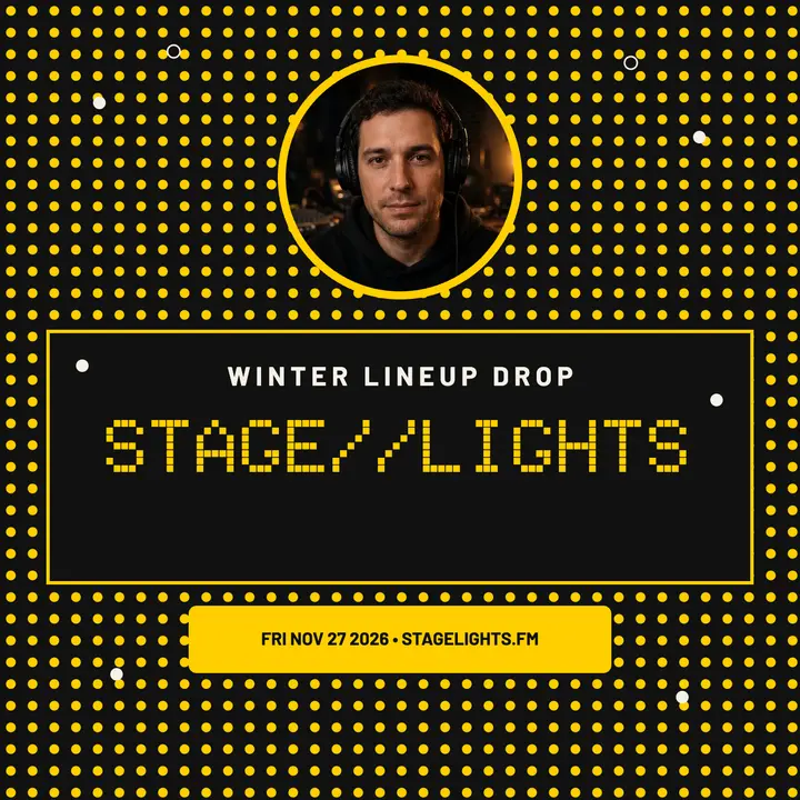 Stagelights Weekly winter lineup cover template