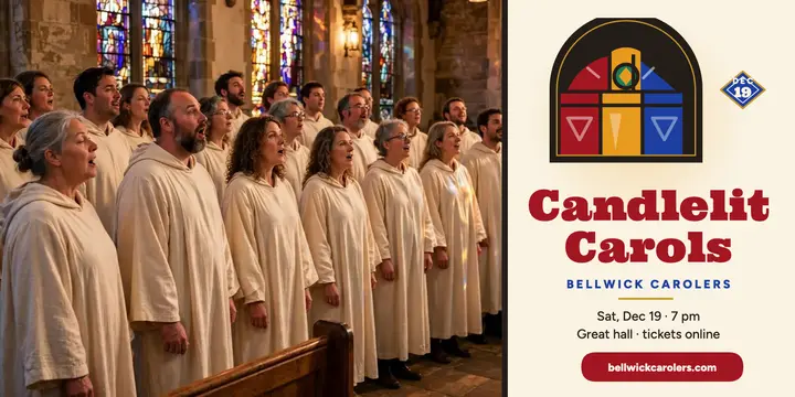 Bellwick Carolers candlelit carols post template