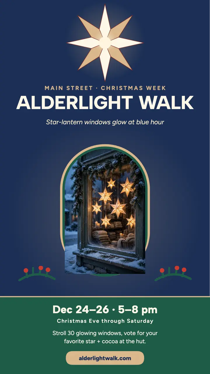 Alderlight Walk star lantern story template