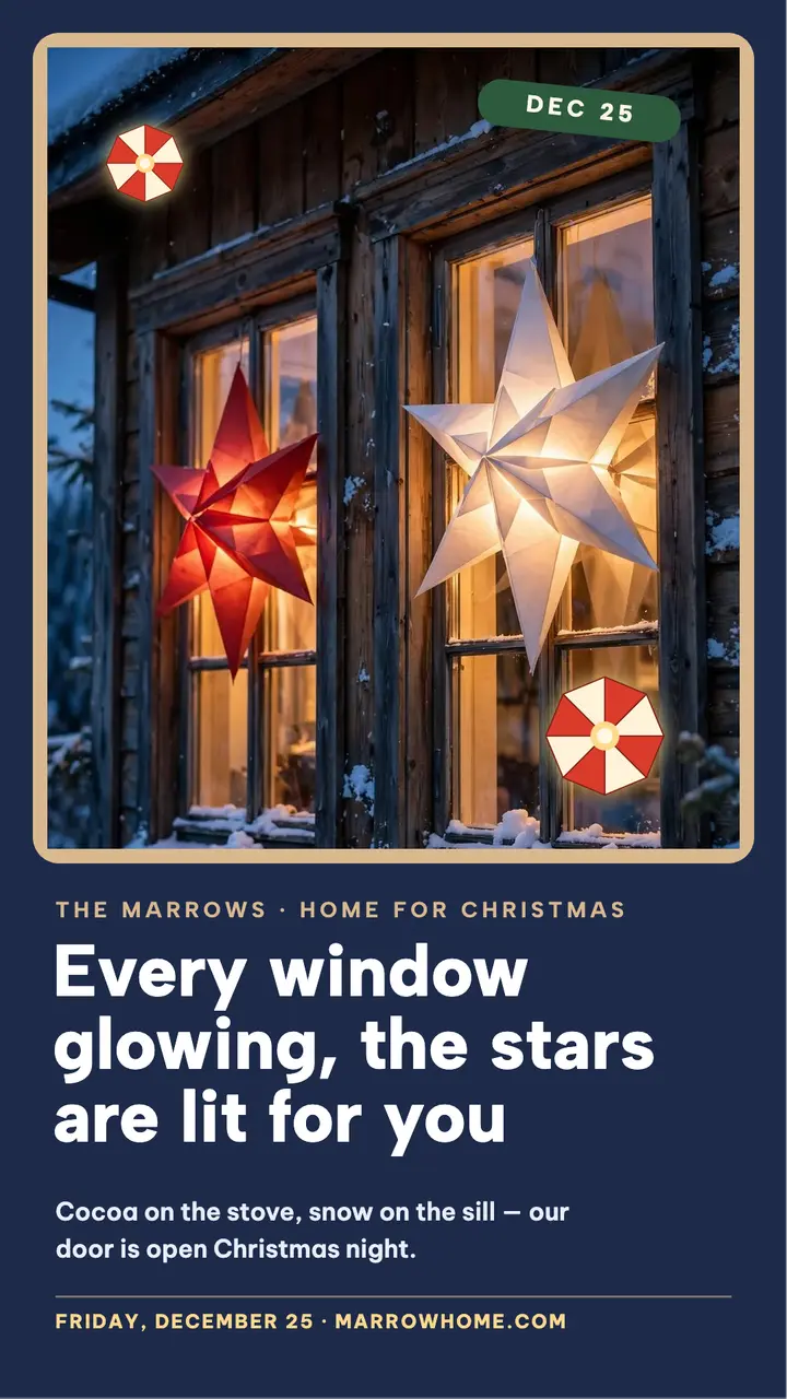 Marrow glowing windows home story template