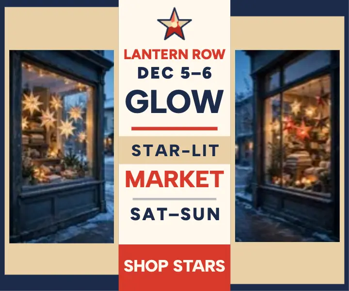 Lantern Row star market ad template