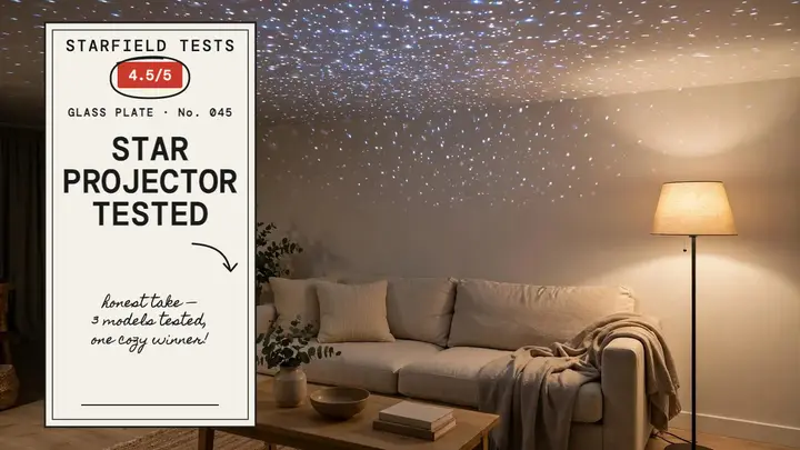 Starfield Tests star projector review thumbnail template