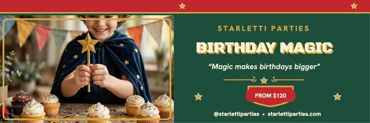 Starletti birthday magic quote header template