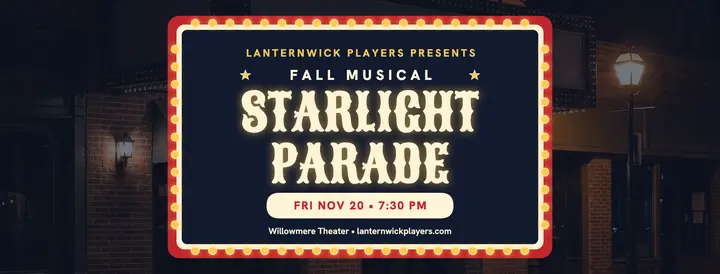Starlight Parade marquee cover template