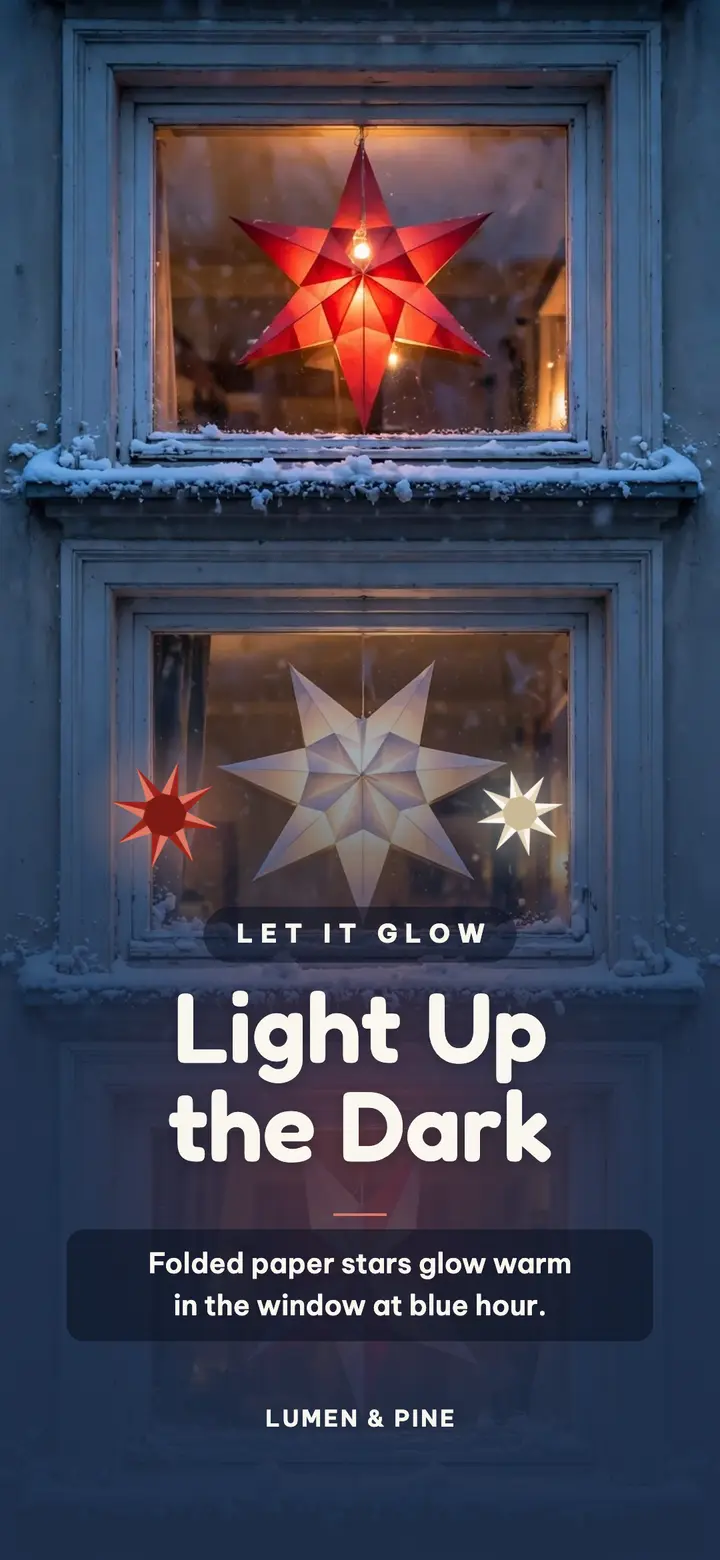 Starlight window holiday wallpaper: holiday phone wallpaper template