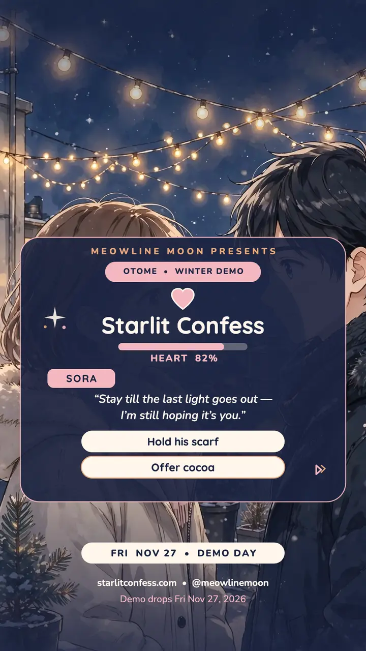 Starlit Confess otome demo story template