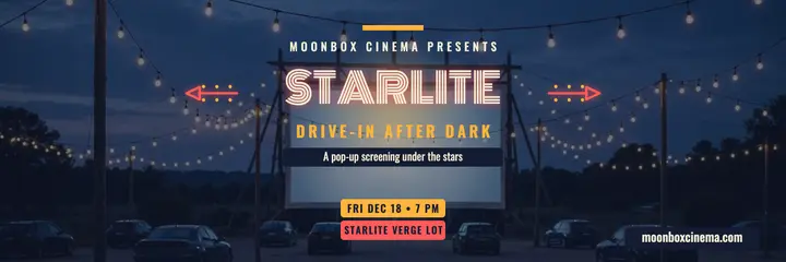 Starlite Verge drive-in movie night header template