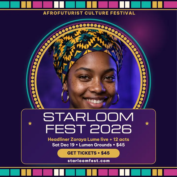 Starloom Fest culture weekend post template