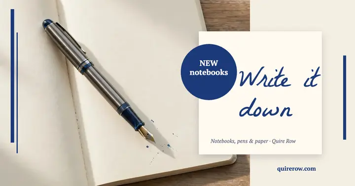 Write it down stationery post template
