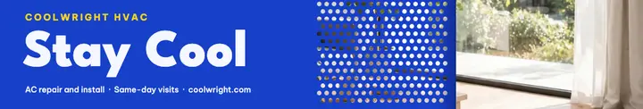 Coolwright perforated cobalt metal cover template