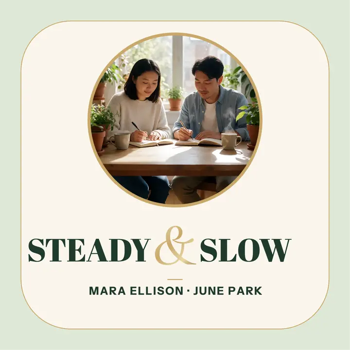 Steady and Slow calm money podcast template