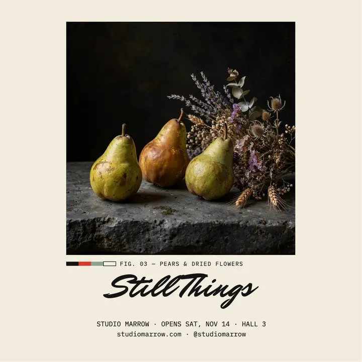 Studio Marrow Still Things podcast cover template