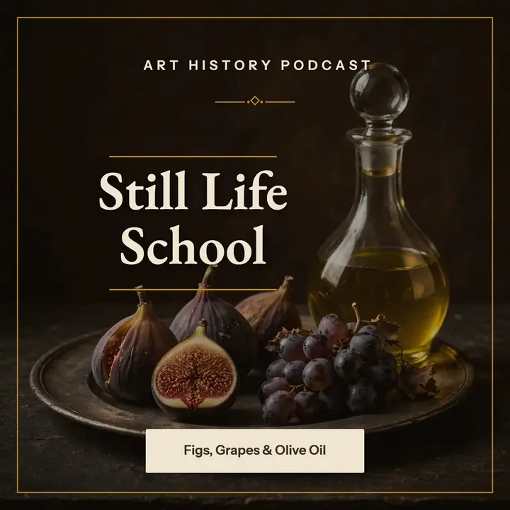 Still Life School art history podcast cover template