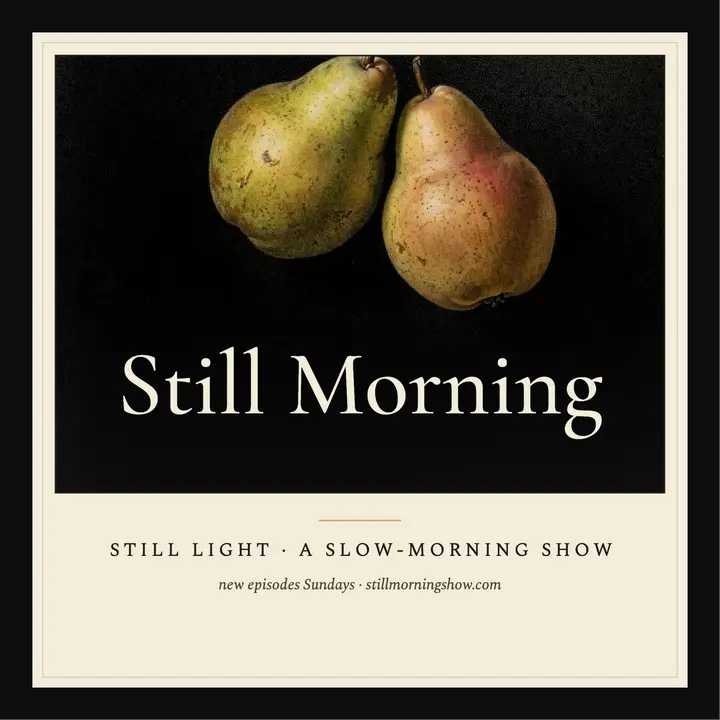 Still Morning wellness podcast cover template