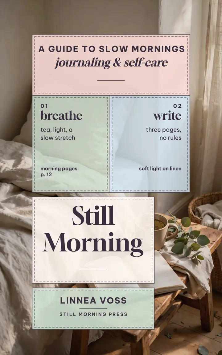 Still Morning slow mornings ebook cover template