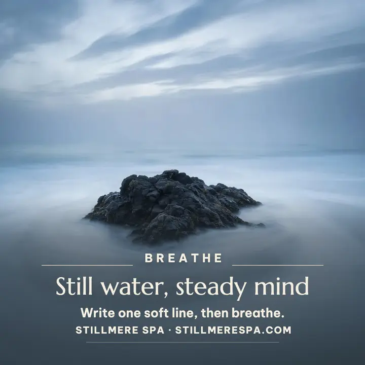 Still water steady mind spa post template