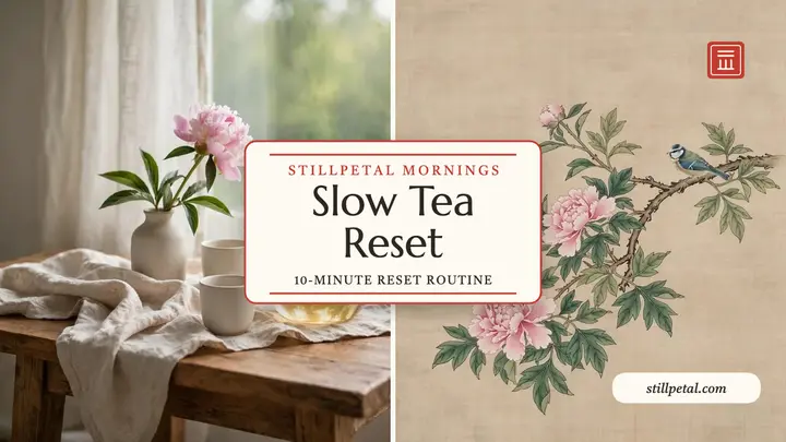 Stillpetal slow tea reset thumbnail template