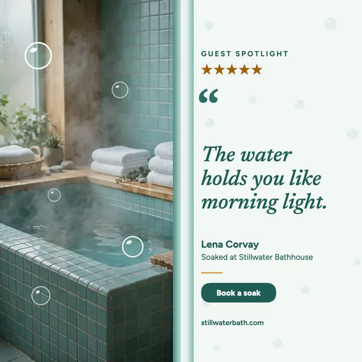 Stillwater Bathhouse review post template