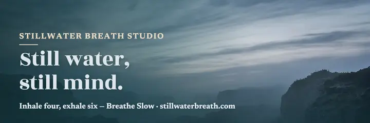 Stillwater calm water breathwork header template