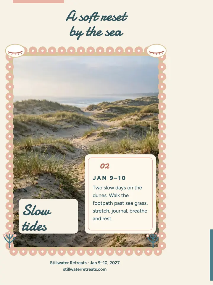 Stillwater dunes weekend reset post template